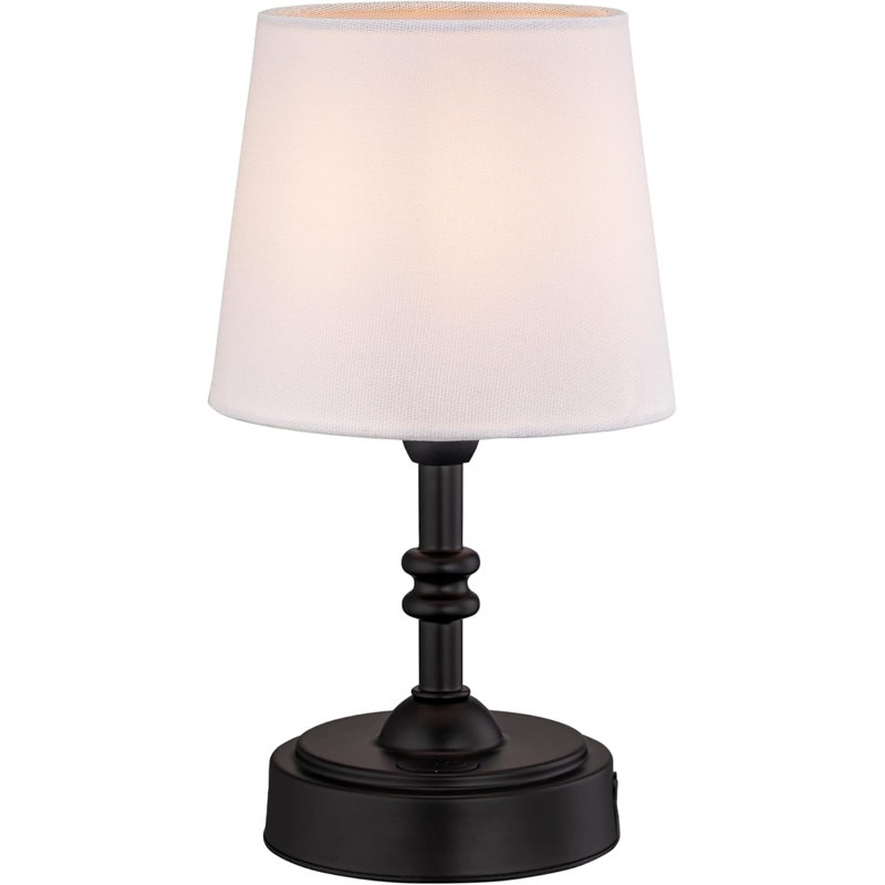 Mini Cordless LED Table Lamp with Dimmer Built in Rechargeable Battery 3 Level Brightness Patio Table Lamp Bedside Night Lamp Ambient Light for